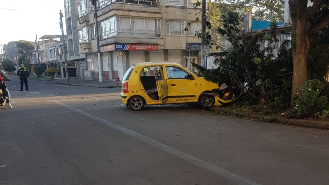 Ataque sicarial deja a un hombre muerto y un taxista herido en el norte de Bogotá
