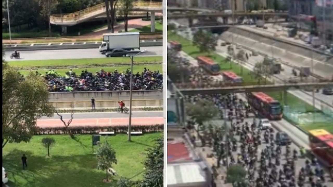 Reportan caos en la movilidad en Bogotá, este miércoles 6 de abril