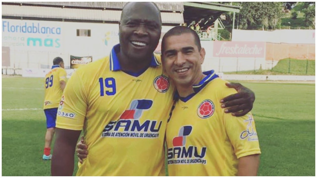 Freddy Rincón y Victor Hugo Aristizabal