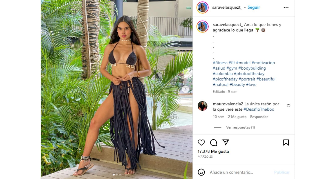 Deléitese con las mejores fotos de Sara, la sensual exconcursante del ‘Desafío’