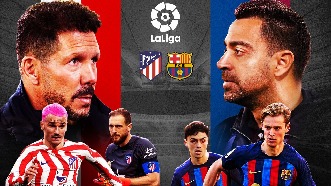 Mosaico Atlético de Madrid vs Barcelona