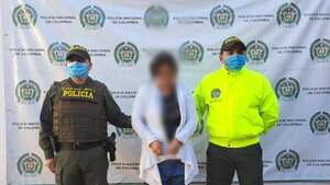 La mujer fue capturada por agentes de la Policía Nariño.