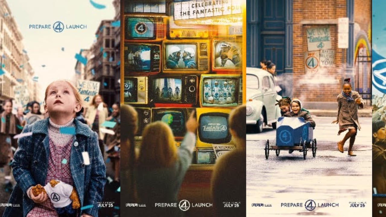 tráiler y posters de LOS CUATRO FANTÁSTICOS: PRIMEROS PASOS