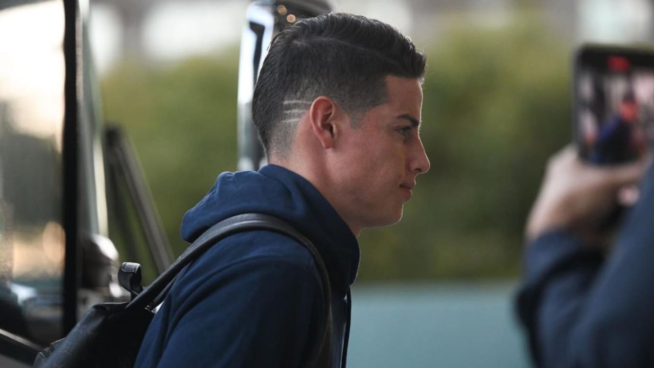 James Rodríguez, jugador del Olympiacos de Grecia.