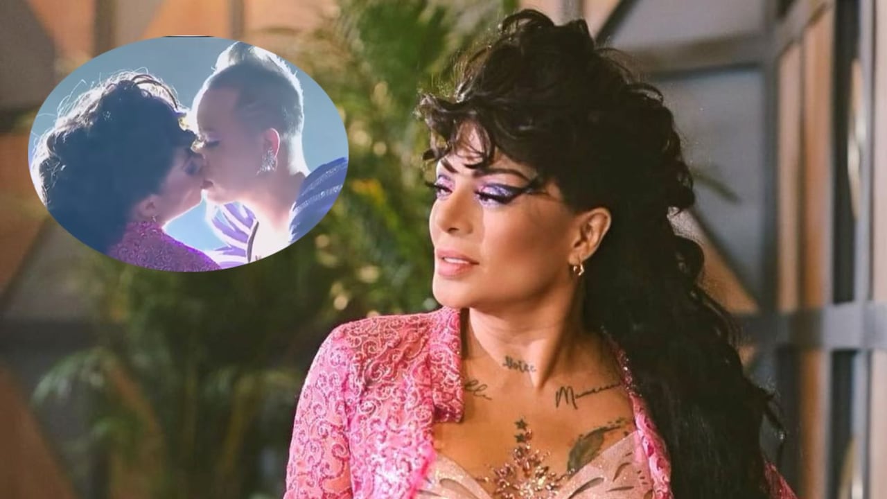 ¿Y el novio? Marbelle besa en show de ‘La descarga’ a un participante