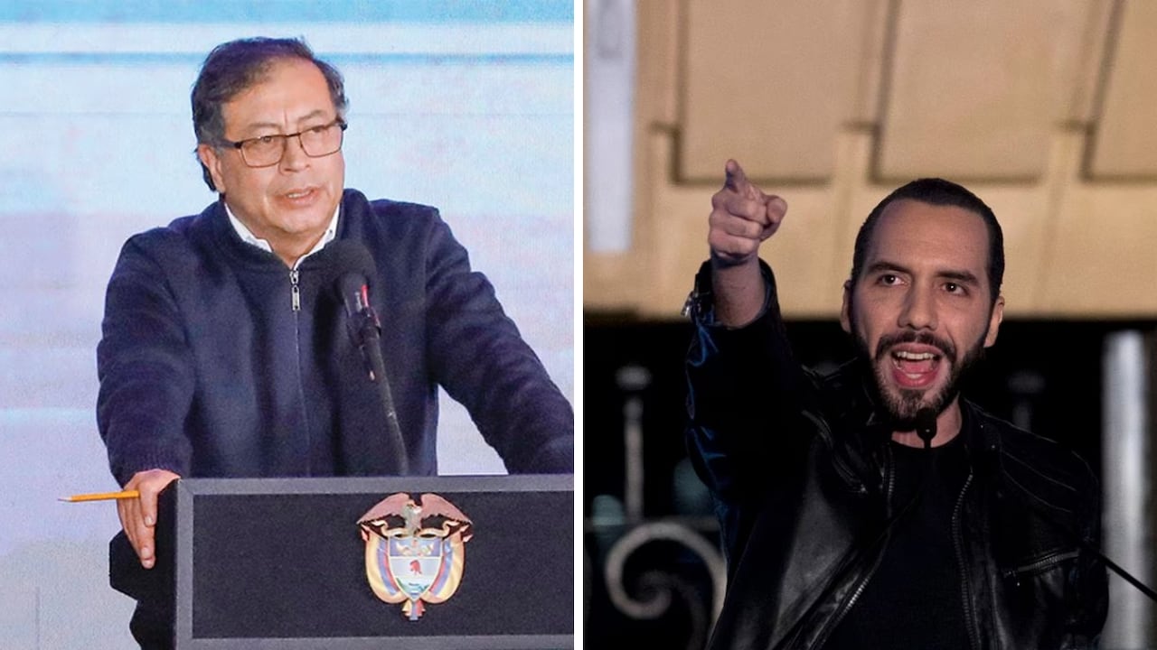 Gustavo Petro y Nayib Bukele