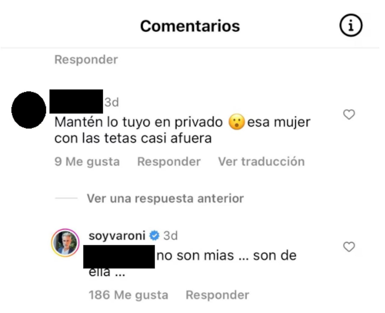 Miguel Varoni salió en defensa de su esposa tras críticas.