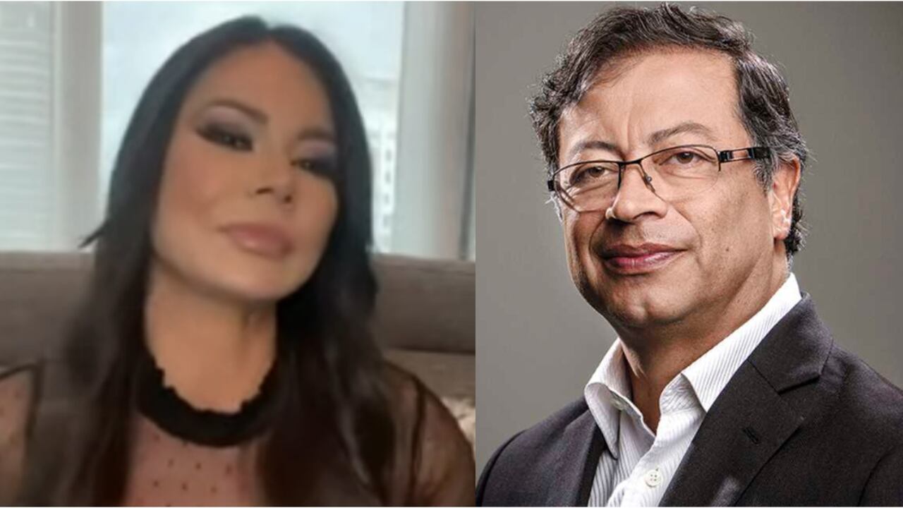 Esperanza Gómez, actriz del cine para adultos. Y Gustavo Petro, nuevo presidente de los colombianos