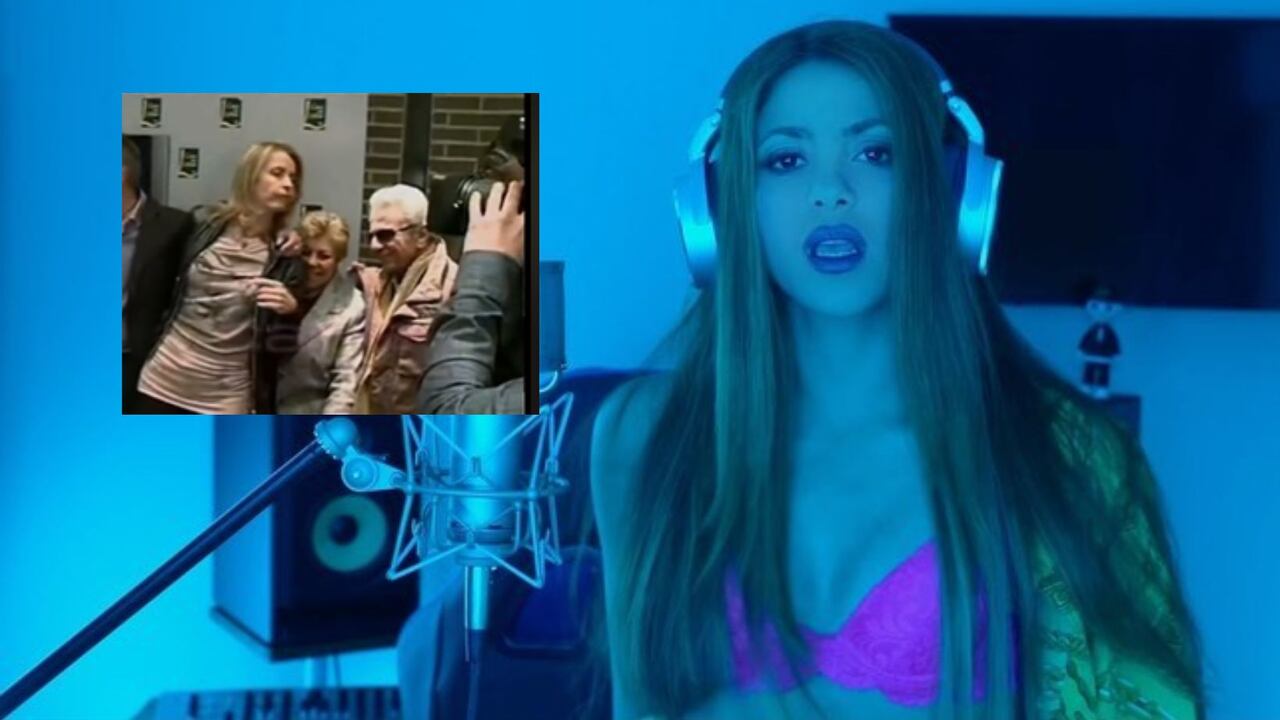 Viralizan grosero gesto que la mamá de Piqué habría tenido con los papás de Shakira