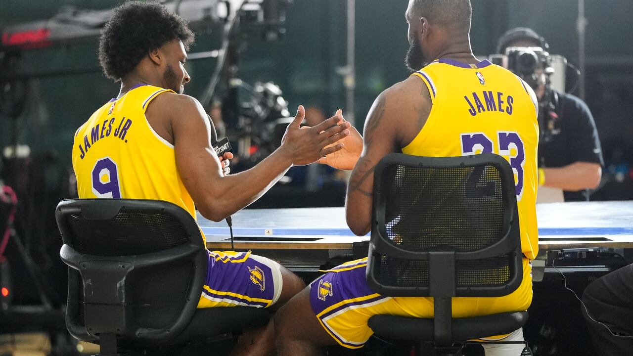 LeBron James, jugador de los Angeles Lakers de la NBA