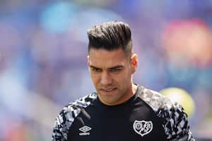 Falcao García, delantero colombiano del Rayo Vallecano.