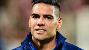 Radamel Falcao García, delantero colombiano del Rayo Vallecano.