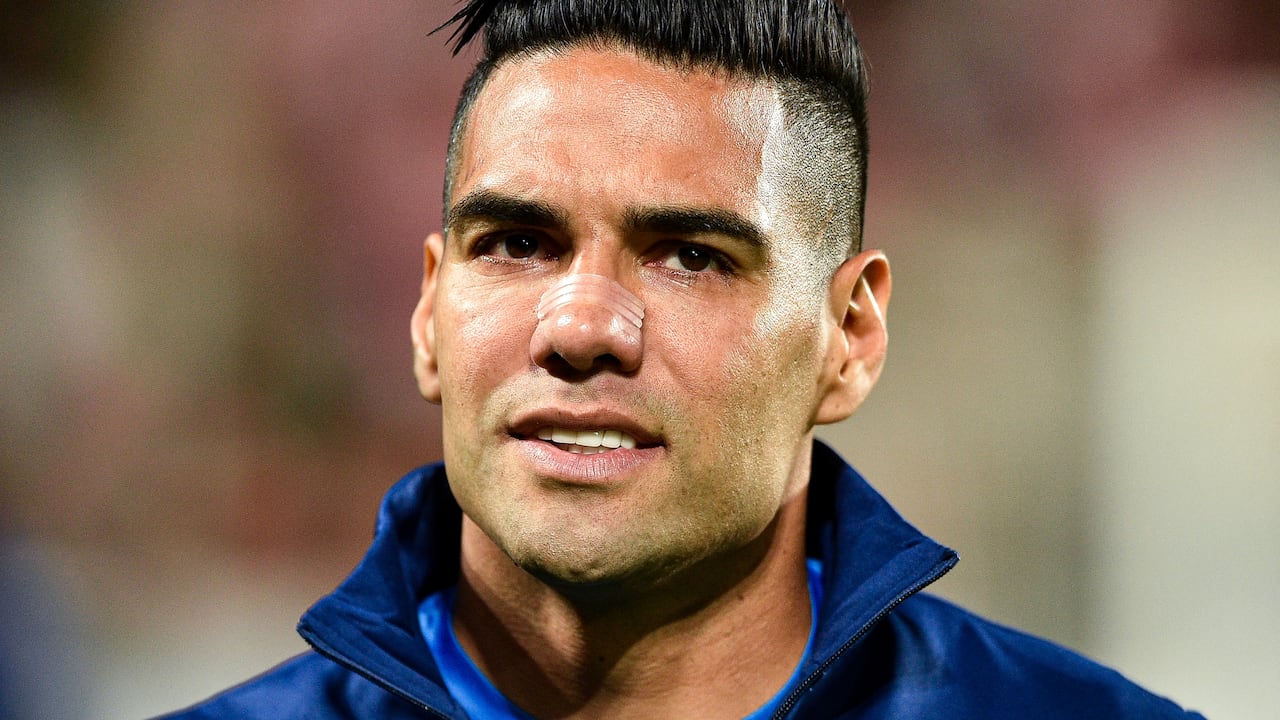 Radamel Falcao García, delantero colombiano del Rayo Vallecano.