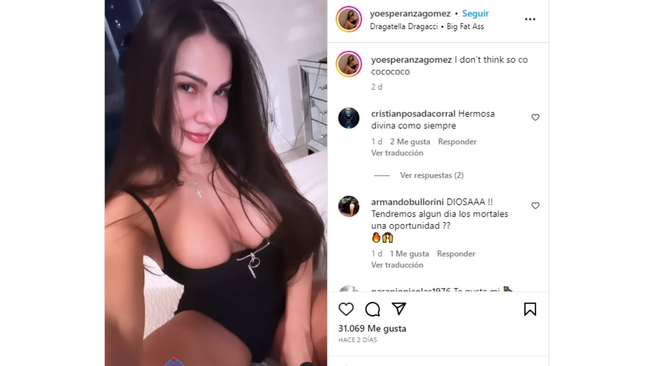 Esperanza Gómez deja con la boca abierta a sus seguidores de Instagram por nueva publicación