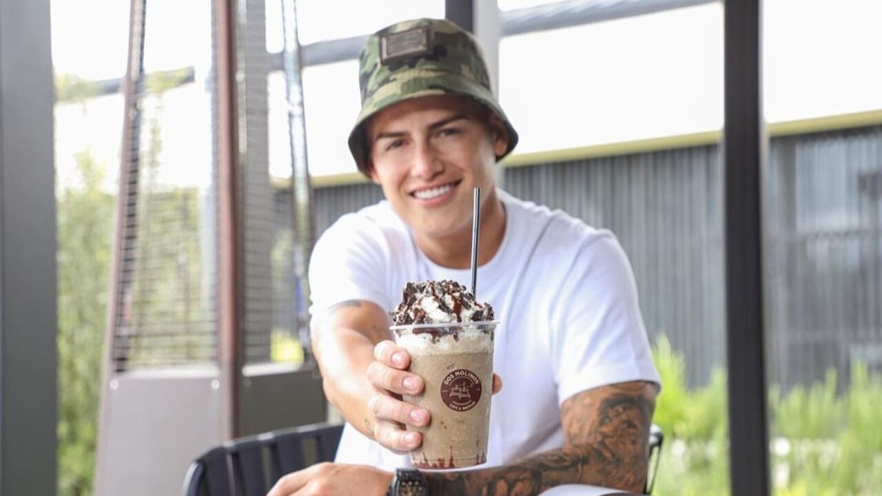 James Rodriguez café Dos Molinos