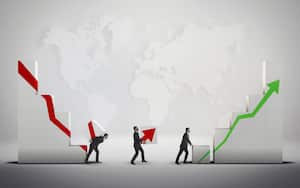Estas caídas en la economía son necesarias, según los expertos, para dar dinamismo a las economías de los países.