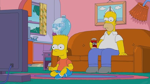 Homero y Bart han protagonizado momentos únicos en la famosa serie norteamericana