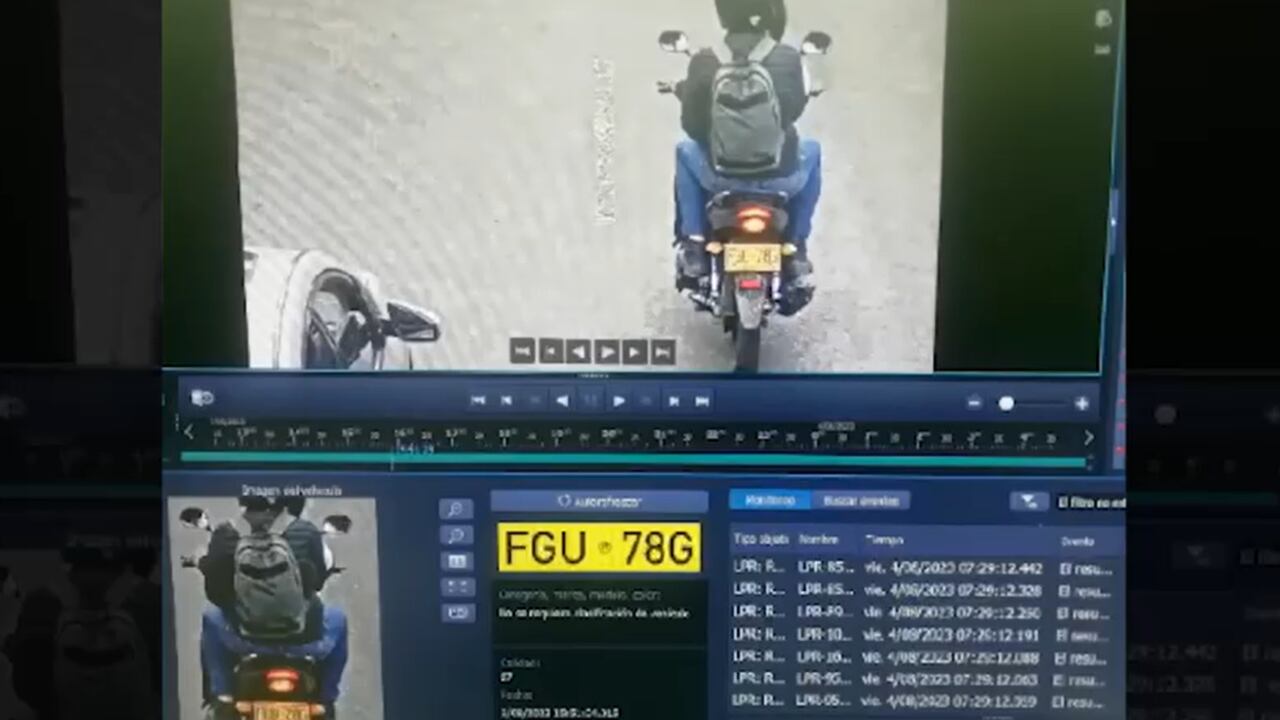 Persecución en Medellín para capturar a dos presuntos ladrones.