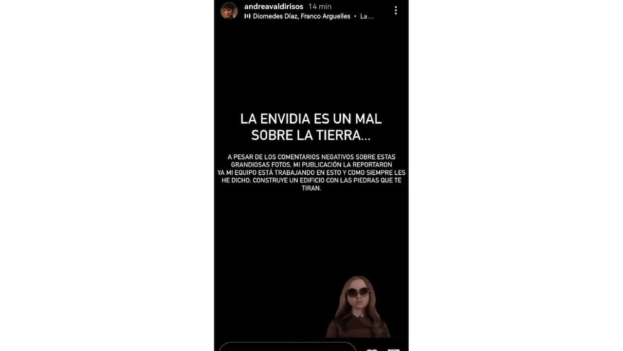 Instagram no soportó candentes fotos de Andrea Valdiri y las borró: la influencer estalló