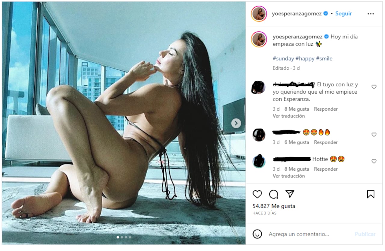 Foto: Instagram @yoesperanzagomez