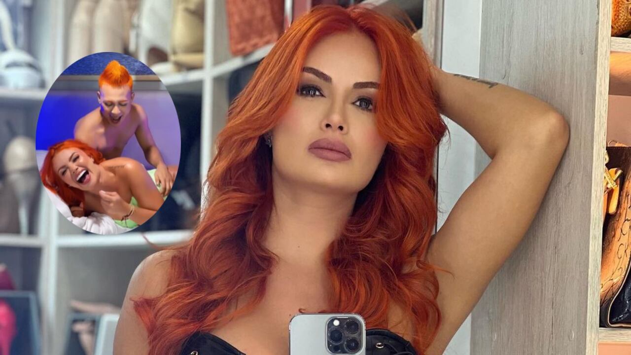 El video 'juguetón' de Sara Uribe junto a un hombre que desató una ola de comentarios en redes