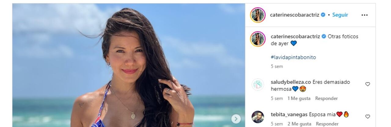 Foto: Instagram @caterinescobaractriz