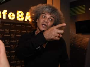 Carlos ´el pibe´ Valderrama en el Casino Mundo Fortuna - Codere en Gran Plaza El Ensueño opinó sobre el nivel de Teófilo Gutiérrez.