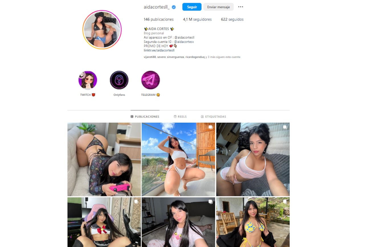 Foto: Instagram @aidacortesll_