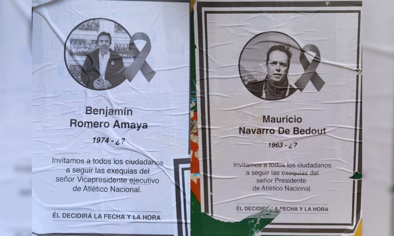 Amenazas a directivos de Atlético Nacional. Foto: Suministradas por prensa