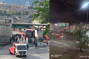 El portal de TransMilenio del 20 de Julio amaneció cerrado debido a una protesta realizada por miembros del sindicato.