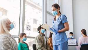 Sala de espera de un centro médico