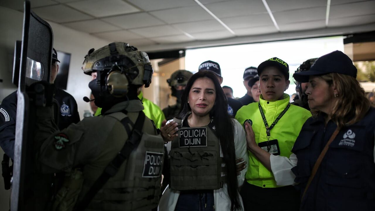 Aida Merlano llegada su deportación de Venezuela