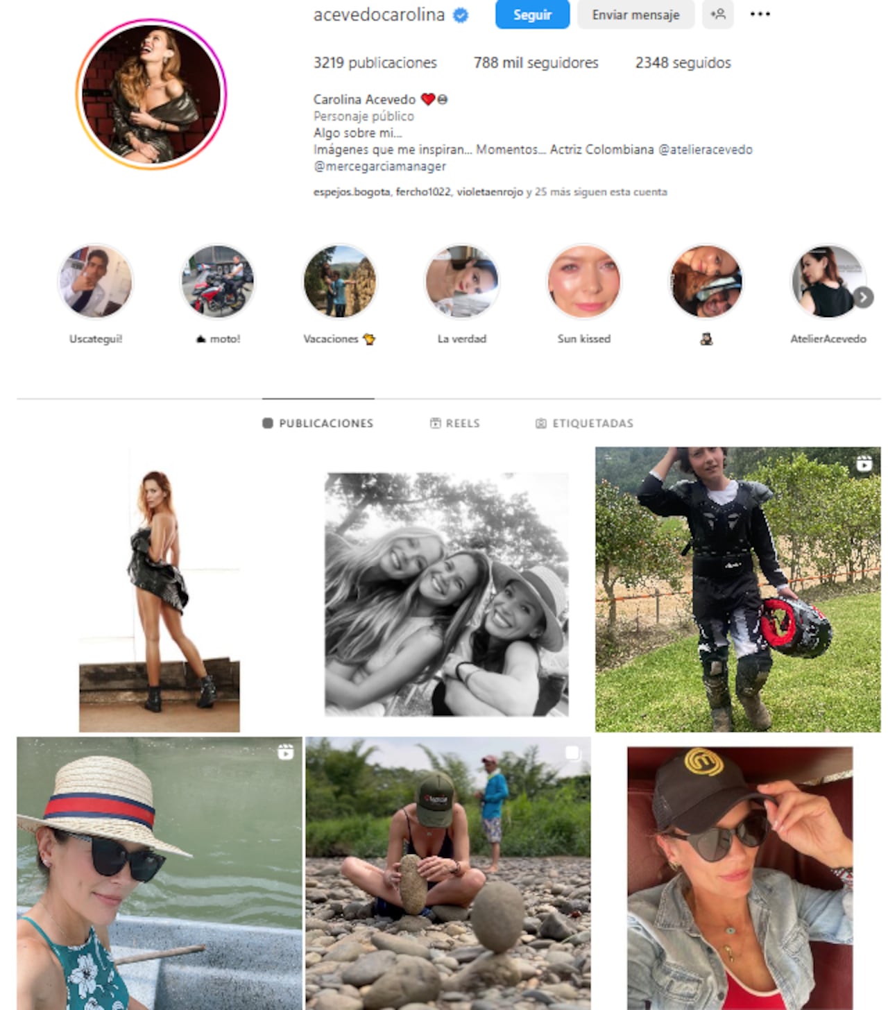 Foto: Instagram @acevedocarolina