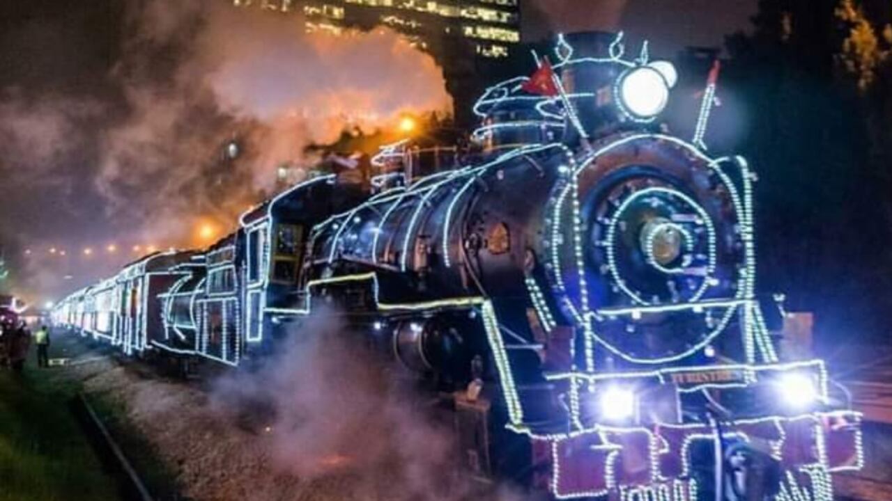 Todo listo para que los bogotanos disfruten del tren navideño de la sabana. La ruta inicia en el Centro Comercial Gran Estación a las 6:30 de la noche, con destino a la estación Usaquén.