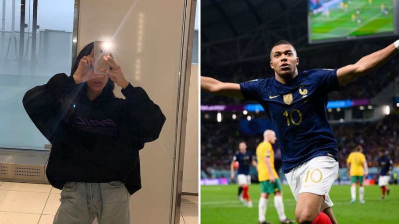 Kylian Mbappe e Ines Rau