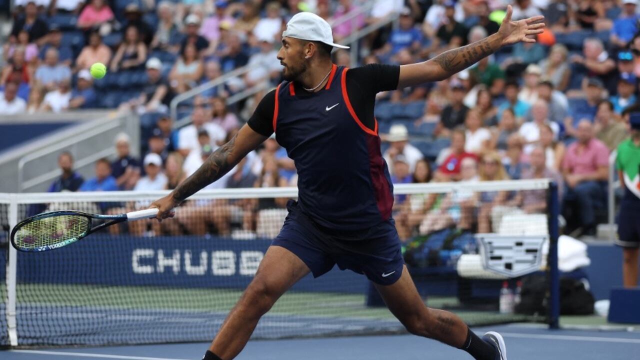 Nick Kyrgios se quejó por el olor a marihuana en una de las canchas del US Open