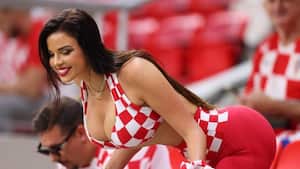 La mujer es catalogada como una de las hinchas más fieles de la selección croata