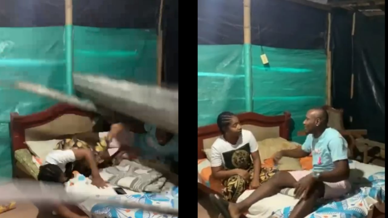 Pareja intenta imitar Mujer Araña