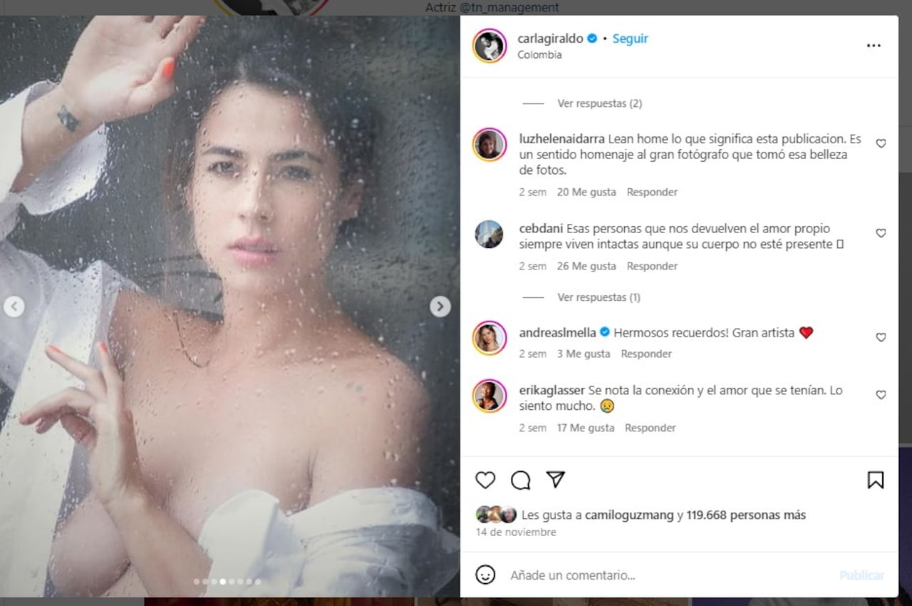 Carla Giraldo fotos bajo el lente de Alex Mejía