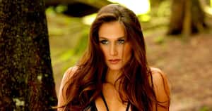 Detrás de cámaras de la modelo venezolana María de Luz Da Silva