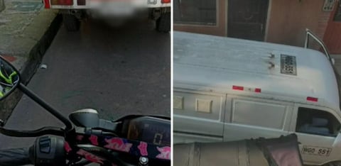 Mensajero olvido una caja y huyó
