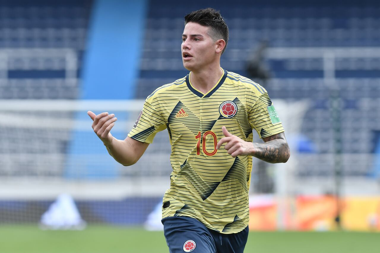 James Rodríguez jugando
