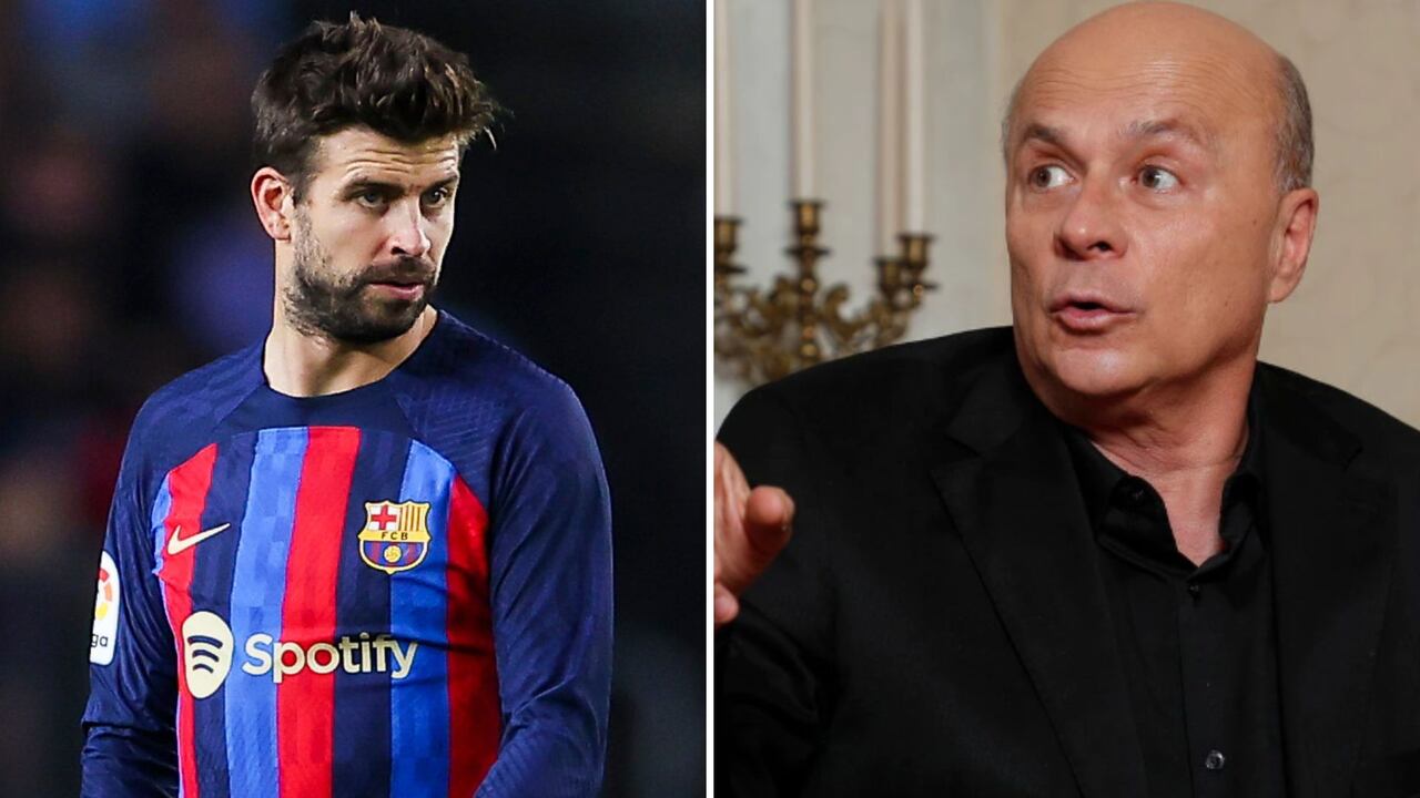 Gerard Piqué y Carlos Antonio Vélez.