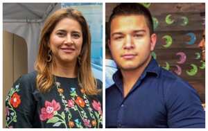 Nicolás Alcocer y  María Juliana Ruiz
