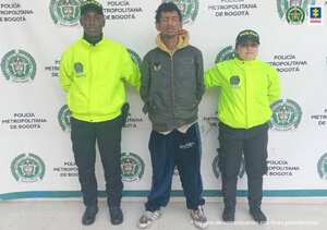 Foto suministrada por la Fiscalía de violador en Bogotá