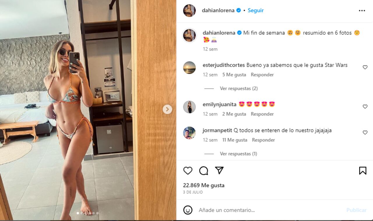 Dahian Lorena Muñoz Instagram