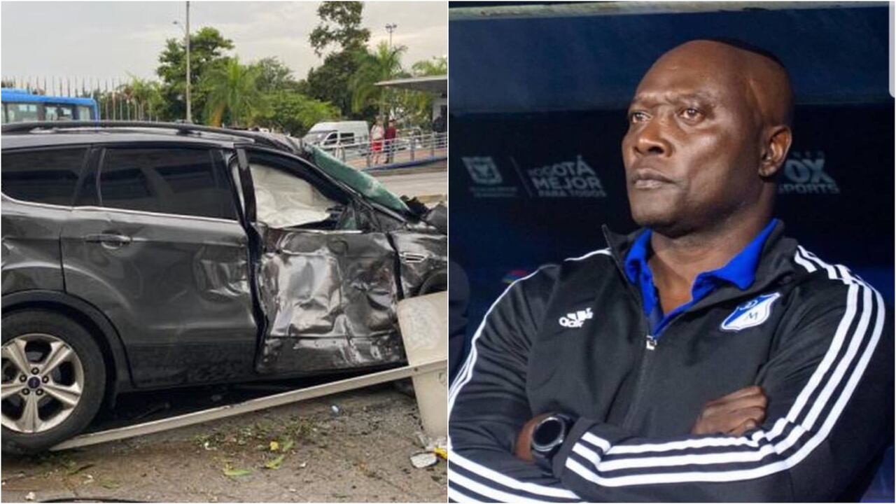 Auto de Freddy Rincón es embestido en Cali