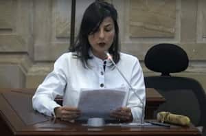 Ministra de Minas y Energía, Irene Vélez.