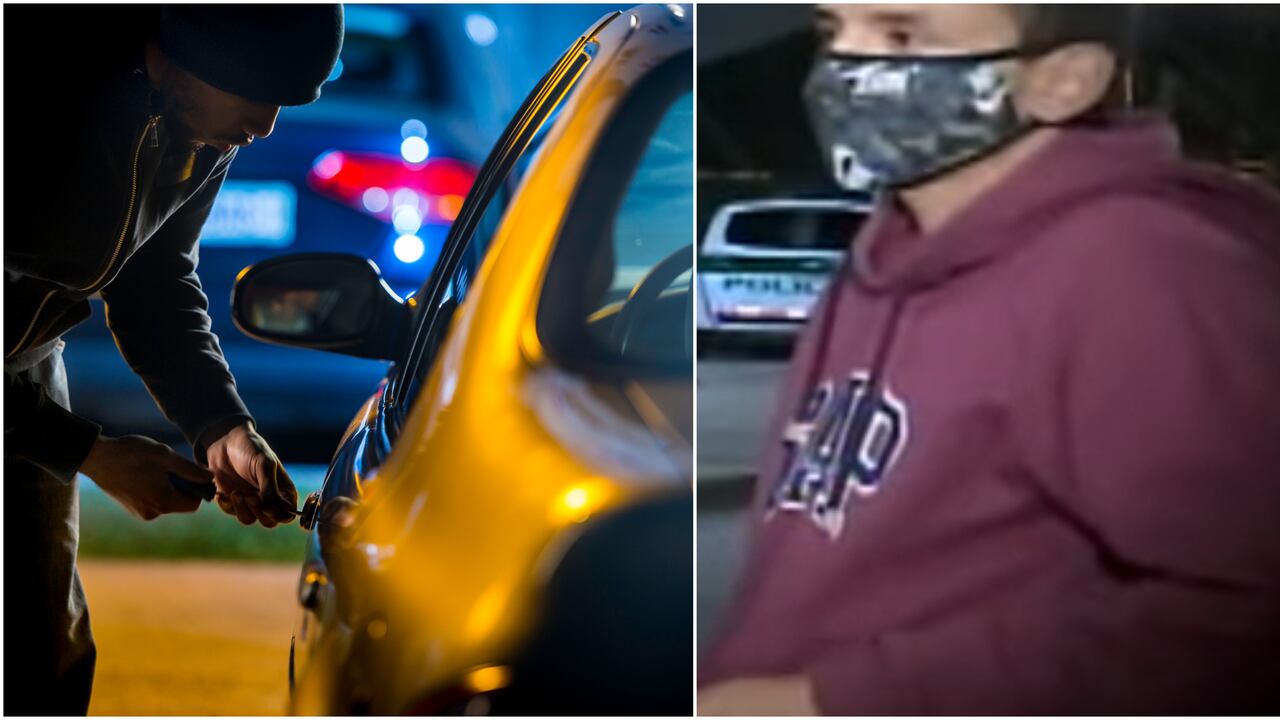 Joven borracho roba carro