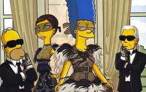 No podría haber una mejor forma de celebrar el éxito de esta serie que con un homenaje a una de las mujeres más famosas de todos los tiempos, y que ya en otras ocasiones se ha convertido en musa de otros diseñadores. ¡Marge Simpson está por convertirse en la it girl del año! ©Diariosdelamoda